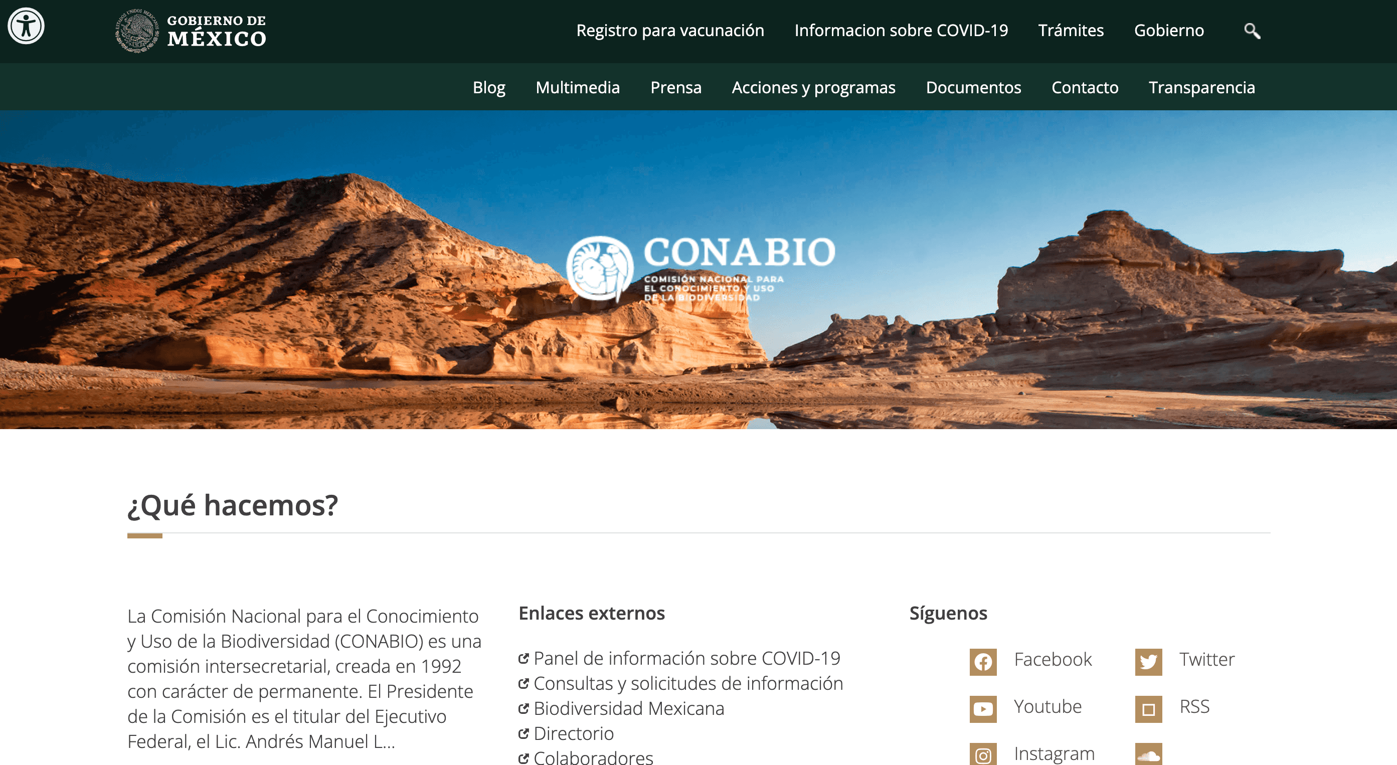 Comisión Nacional para el Conocimiento y Uso de la Biodiversidad